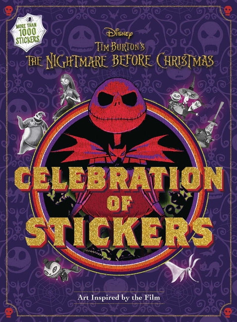 Book cover for Disney Tim Burton's the Nightmare Before Christmas Celebration of Stickers