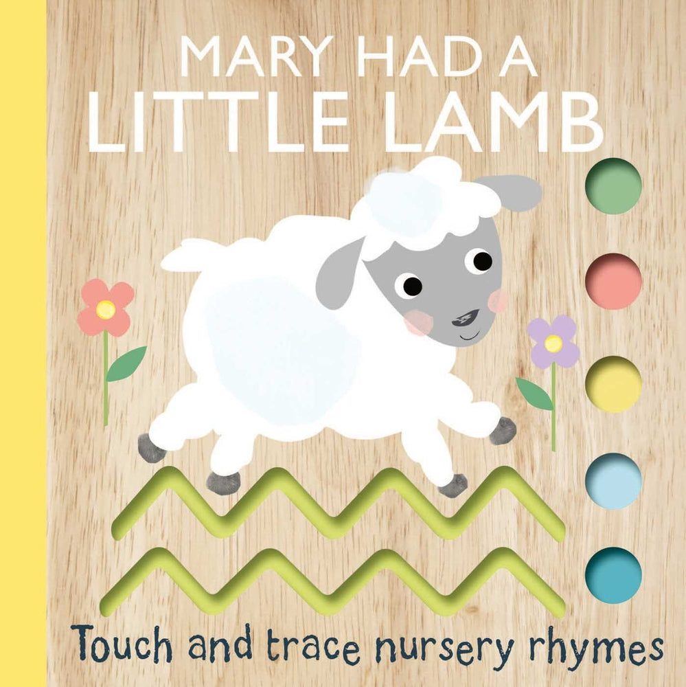 Book cover for Touch and Trace Nursery Rhymes: Mary Had a Little Lamb