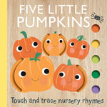 Book cover for Touch and Trace Nursery Rhymes: Five Little Pumpkins