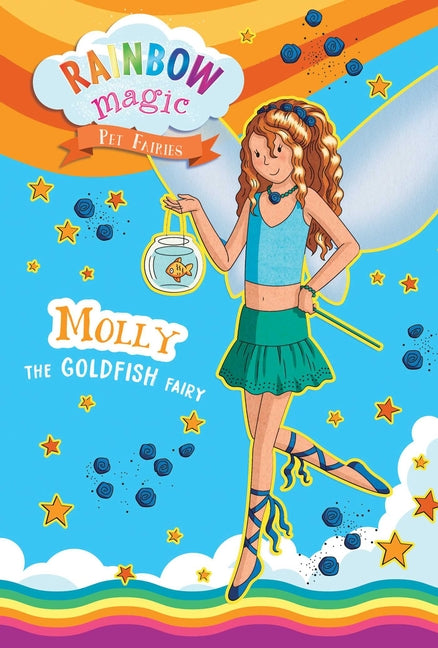 Book cover for Rainbow Magic Pet Fairies Book #6: Molly the Goldfish Fairy