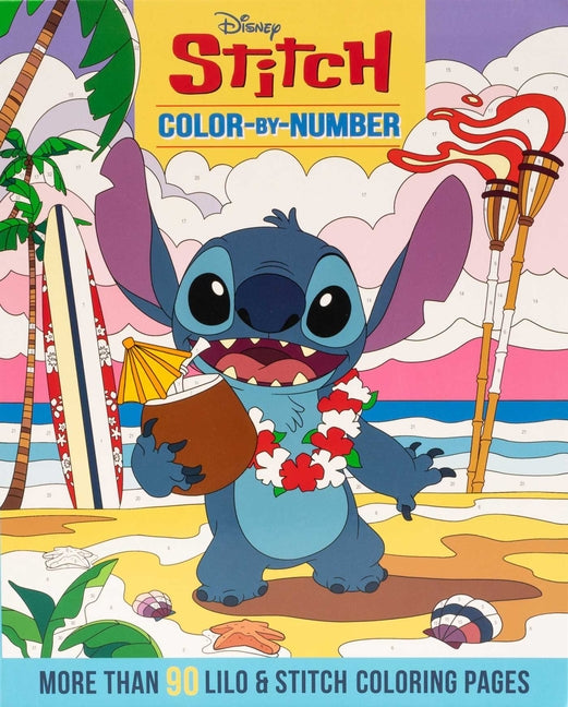 Book cover for Disney Stitch Color-By-Number
