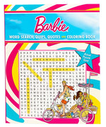 Book cover for Barbie Word Search, Quips, Quotes, and Coloring Book