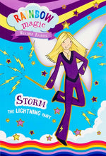 Book cover for Rainbow Magic Weather Fairies #6: Storm the Lightning Fairy