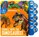 Book cover for Discovery Kids: Rumble with the Dinosaurs
