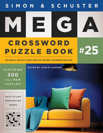Book cover for Simon & Schuster Mega Crossword Puzzle Book #25