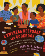Book cover for Kwanzaa Keepsake and Cookbook: Celebrating the Holiday with Family, Community, and Tradition