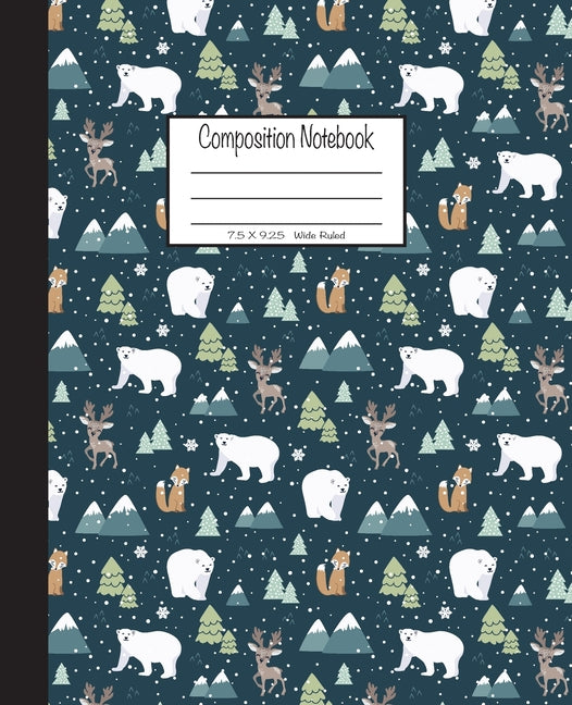 Book cover for Composition Notebook: 7.5x9.25, Wide Ruled