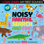 Book cover for Noisy Animal Search and Find: With 12 Sounds and More Than 100 Animals to Find
