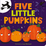 Book cover for Five Little Pumpkins: A Rhyming Pumpkin Book for Kids and Toddlers