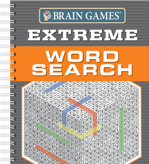 Book cover for Brain Games - Extreme Word Search (256 Pages)