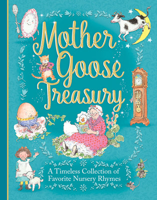 Book cover for Mother Goose Treasury: A Beautiful Collection of Favorite Nursery Rhymes