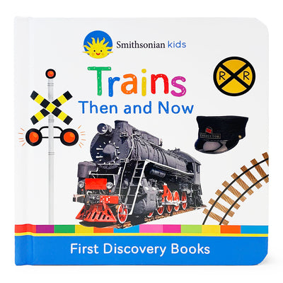 Book cover for Smithsonian Kids Trains: First Discovery Books