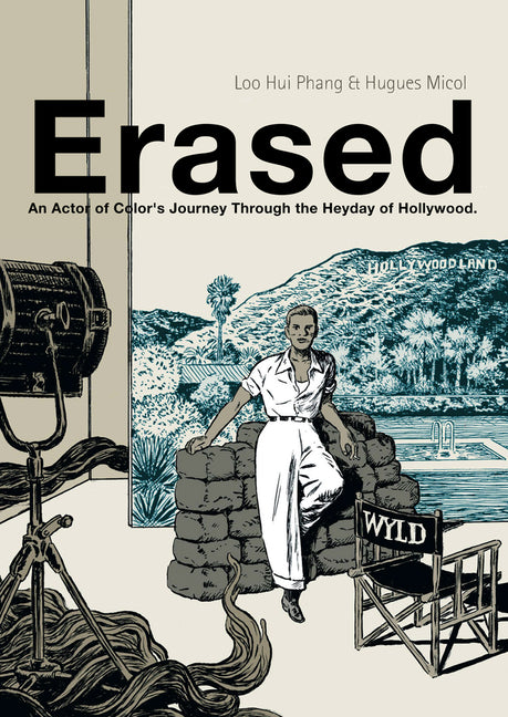 Book cover for Erased: An Actor of Color's Journey Through the Heyday of Hollywood