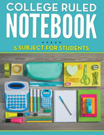 Book cover for College Ruled Notebook - 5 Subject For Students