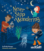 Book cover for Never Stop Wondering