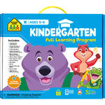Book cover for School Zone Kindergarten Full Learning Program