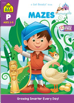 Book cover for School Zone Mazes Workbook