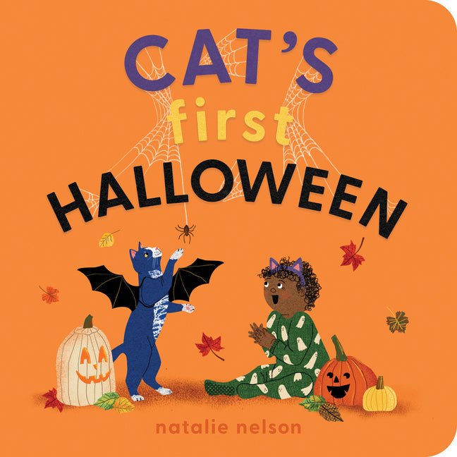 Book cover for Cat's First Halloween: A Board Book