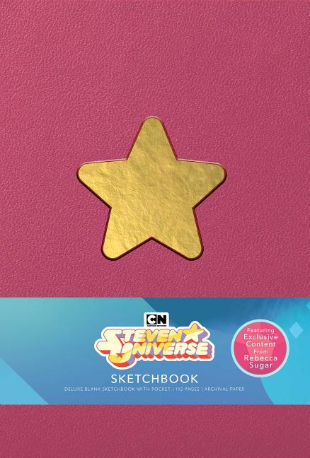 Book cover for Steven Universe Deluxe Hardcover Blank Sketchbook: Rebecca Sugar Edition