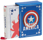 Book cover for Marvel Comics: Captain America (Tiny Book): Inspirational Quotes from the First Avenger (Fits in the Palm of Your Hand, Stocking Stuffer, Novelty Geek