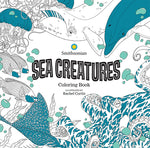 Book cover for Sea Creatures: A Smithsonian Coloring Book
