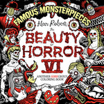 Book cover for The Beauty of Horror 6: Famous Monsterpieces Coloring Book