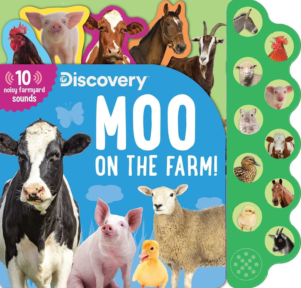 Book cover for Discovery: Moo on the Farm!