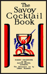 Book cover for The Savoy Cocktail Book: Facsimile of the 1930 Edition Printed in Full Color