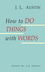 Book cover for How to Do Things with Words