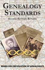Book cover for Genealogy Standards Second Edition Revised