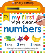 Book cover for My First Wipe Clean Numbers (Priddy Learning)