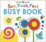 Book cover for See, Touch, Feel Busy Book: The Ultimate Sensory Book for Kids!