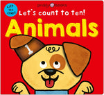 Book cover for Animals (Let's Count to Ten!): A Lift-The-Flap Counting Book