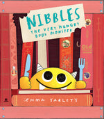 Book cover for Nibbles the Very Hungry Book Monster