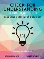 Book cover for Check for Understanding 65 Classroom Ready Tactics: Formative Assessment Made Easy