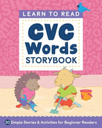 Book cover for Learn to Read: CVC Words Storybook: 20 Simple Stories & Activities for Beginner Readers