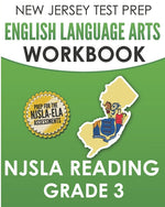 Book cover for NEW JERSEY TEST PREP English Language Arts Workbook NJSLA Reading Grade 3: Preparation for the NJSLA-ELA