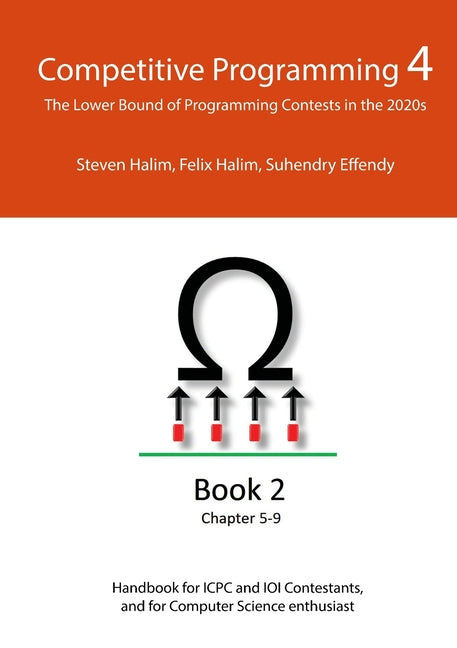 Book cover for Competitive Programming 4 - Book 2: The Lower Bound of Programming Contests in the 2020s