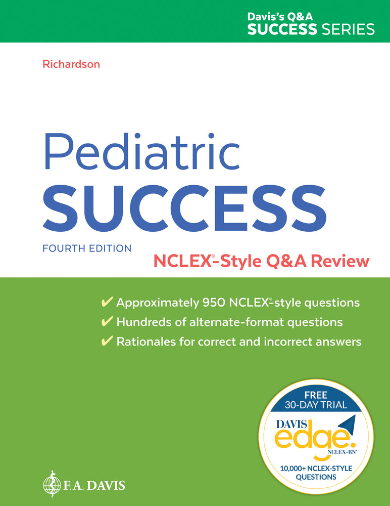 Book cover for Pediatric Success: Nclex(r)-Style Q&A Review