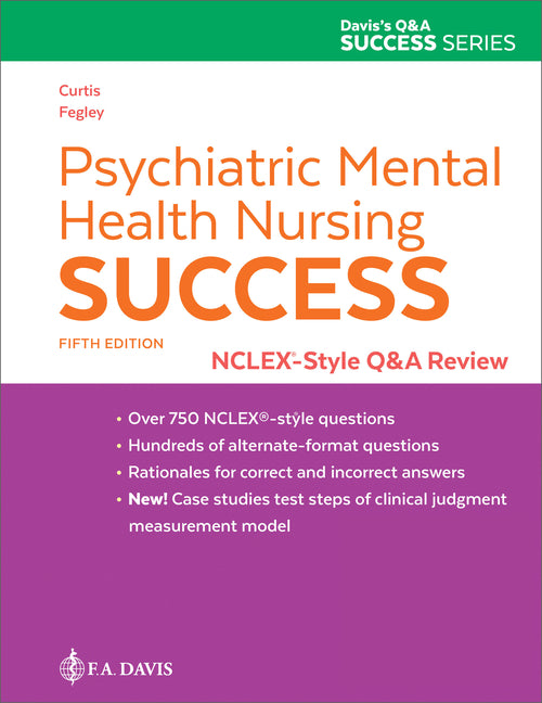 Book cover for Psychiatric Mental Health Nursing Success: Nclex-Style Q&A Review: Nclex(r)-Style Q&A Review