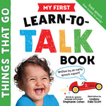 Book cover for My First Learn-To-Talk Book: Things That Go