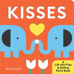 Book cover for Kisses: A Lift-The-Flap & Sliding Parts Book