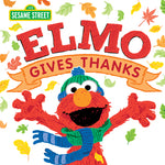 Book cover for Elmo Gives Thanks