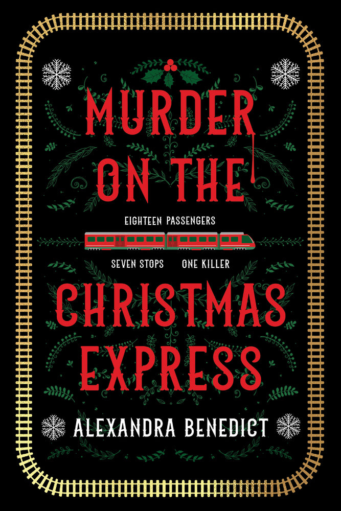 Book cover for Murder on the Christmas Express