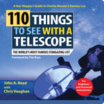 Book cover for 110 Things to See with a Telescope: The World's Most Famous Stargazing List
