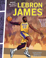 Book cover for Lebron James: Athletes Who Made a Difference