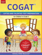 Book cover for COGAT Test Prep Grade 3 Level 9: Gifted and Talented Test Preparation Book - Practice Test/Workbook for Children in Third Grade