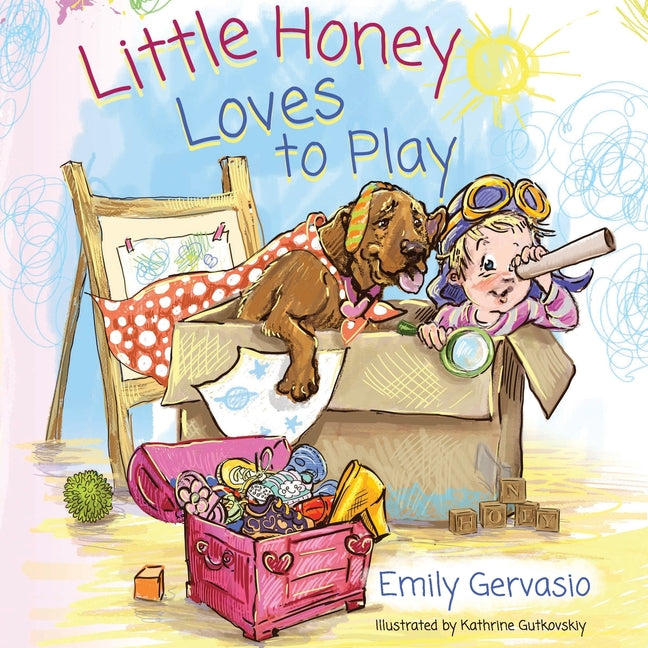 Book cover for Little Honey Loves to Play: A Rhyming Toddler Book About Curiosity, Confidence, and Everyday Fun