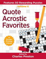Book cover for Quote Acrostic Favorites: Features 50 Rewarding Puzzles