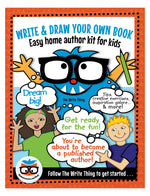 Book cover for Write & Draw Your Own Book: Easy Home Author Kit for Kids